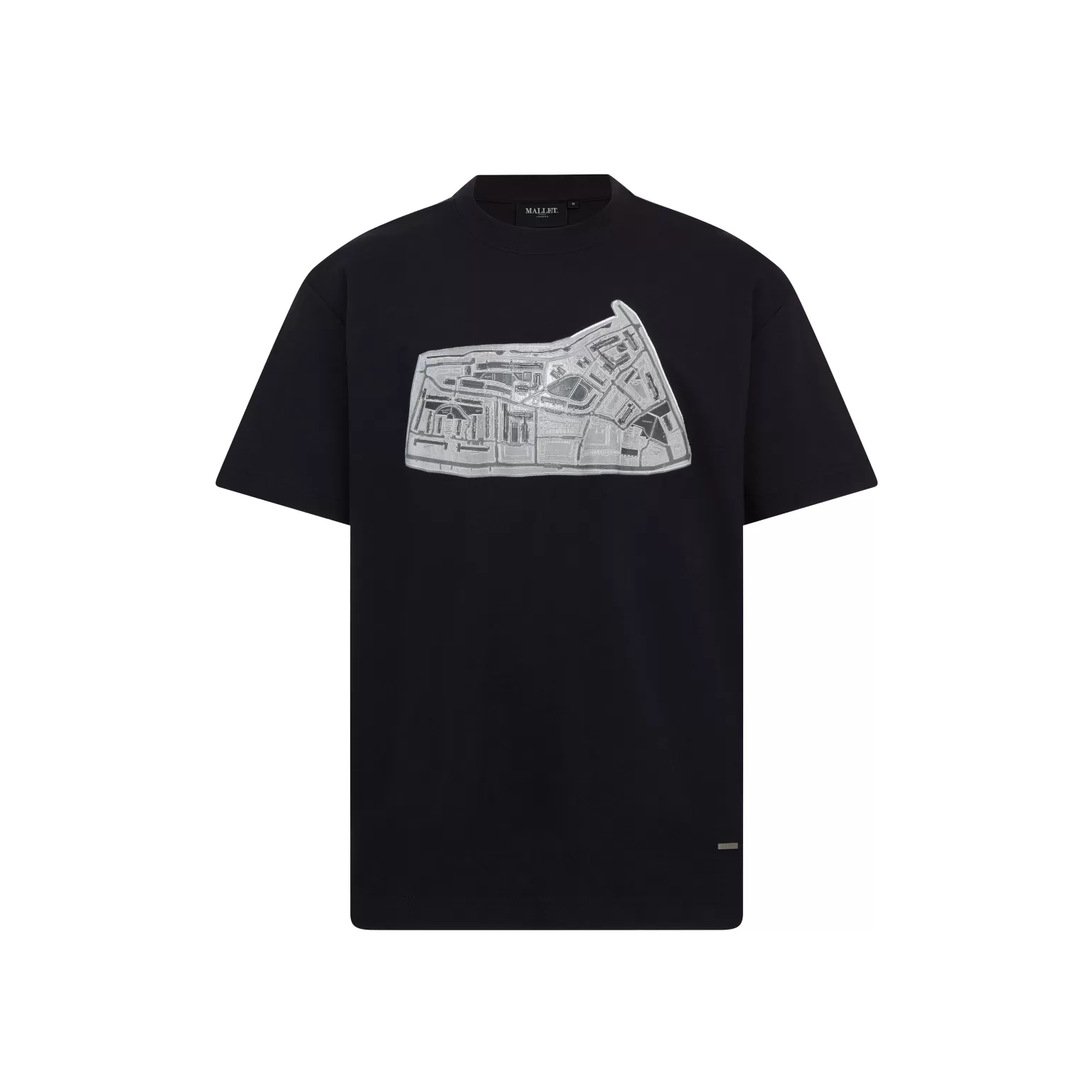 Men Mallet T-Shirts^ Estate Graphic Tee Black Organic