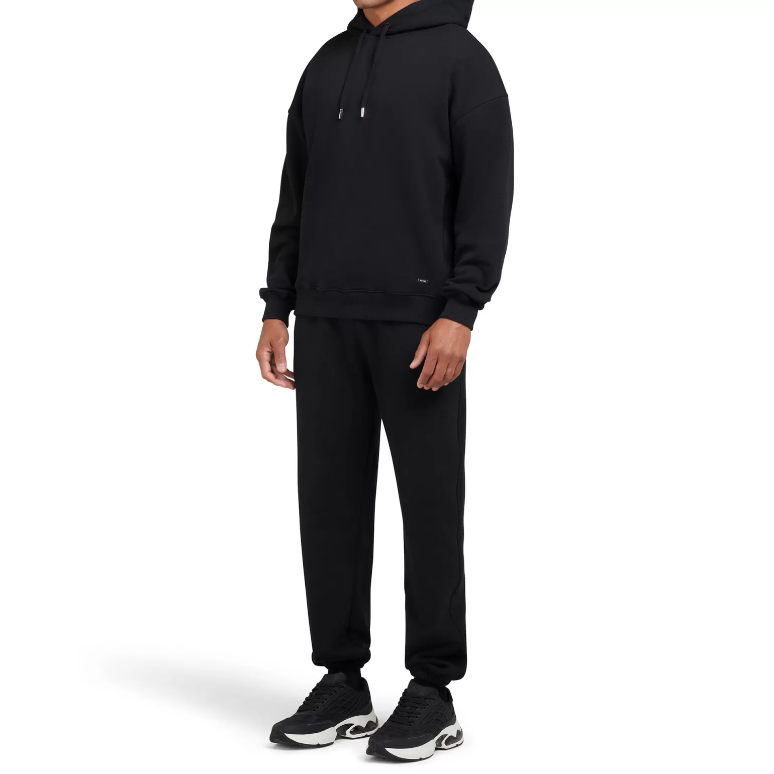 Men Mallet Hoodies^ Loopback Hoodie Black Organic