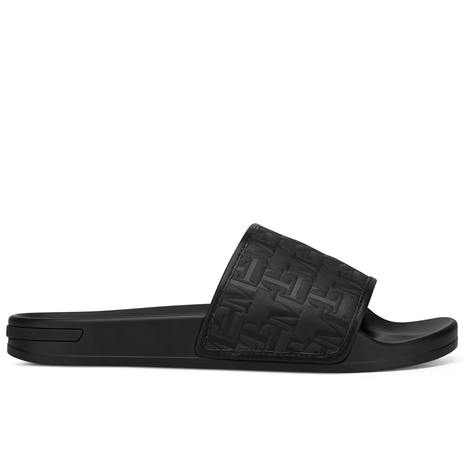 Men Mallet Sliders^ Slide Leather Grid